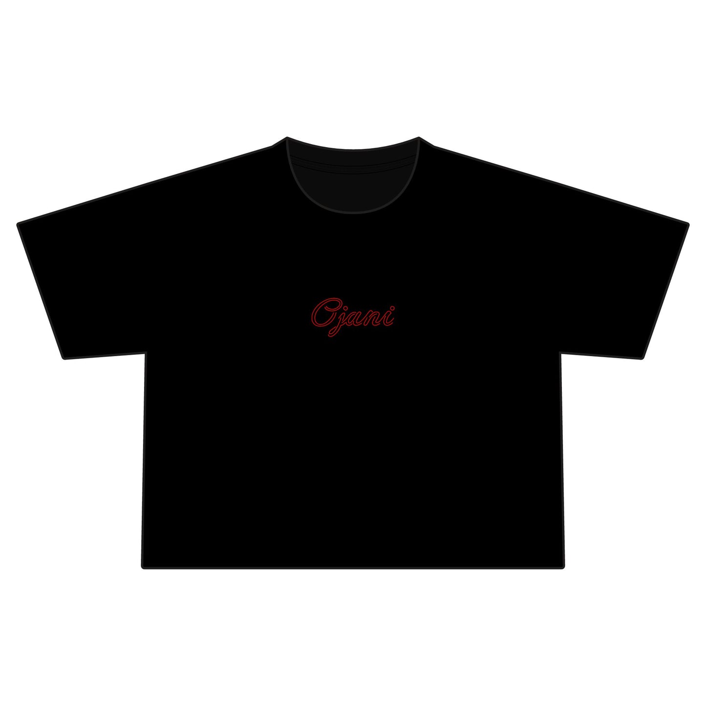 Women's "I love you, I love you not" cropped T